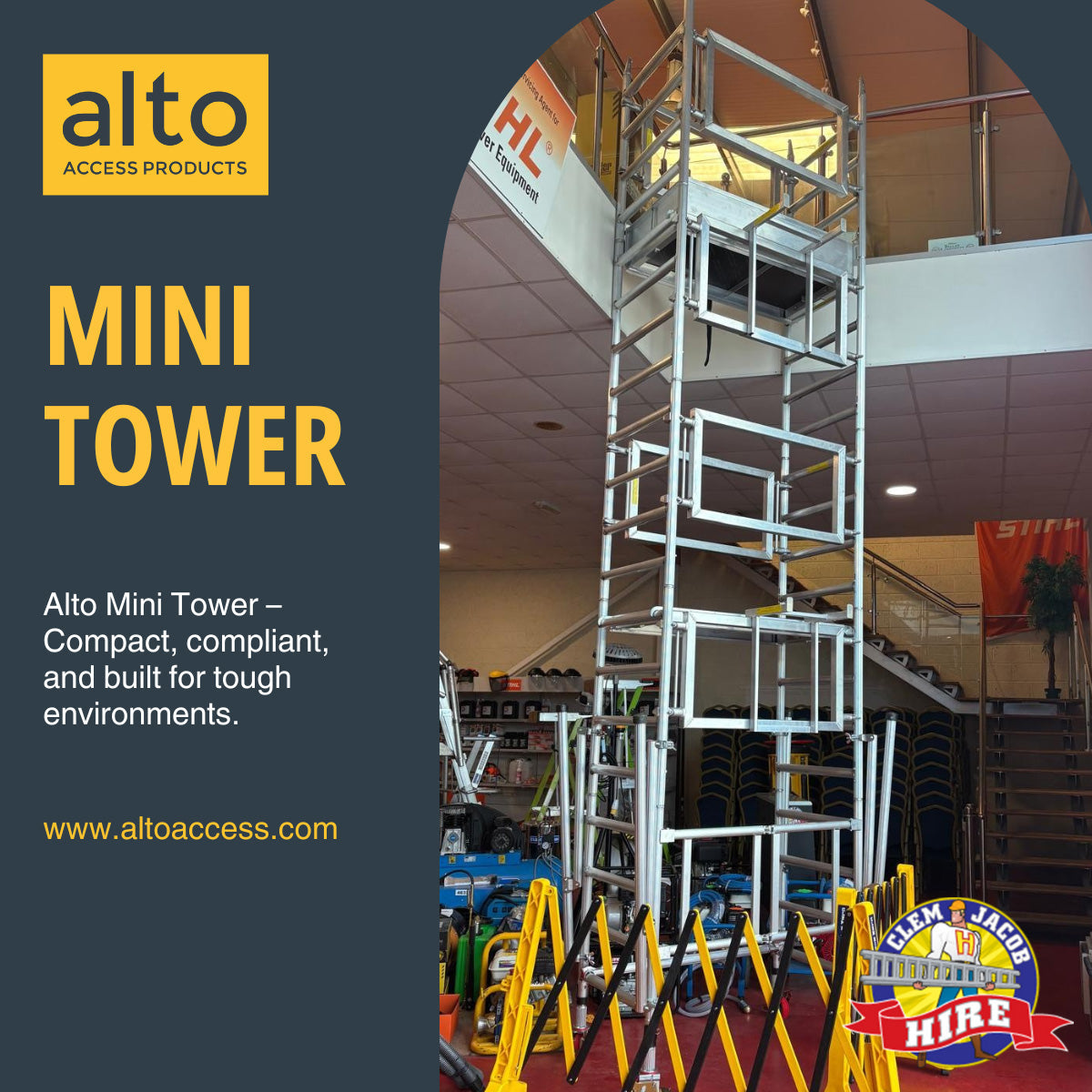 Alto Mini Tower – Now on Display at Clem Jacob Hire