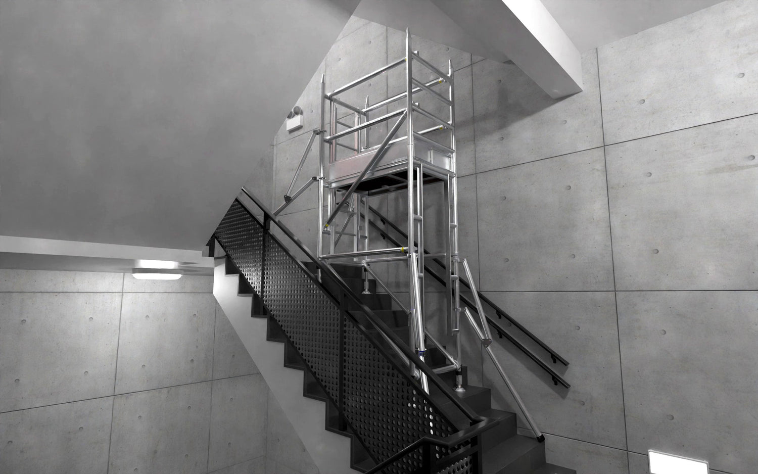 Alto Mini Tower footprint, the Stairwell-Pro