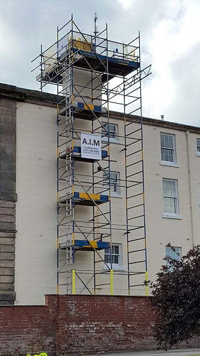 An Alto HD linked tower surrounding a chimney stack