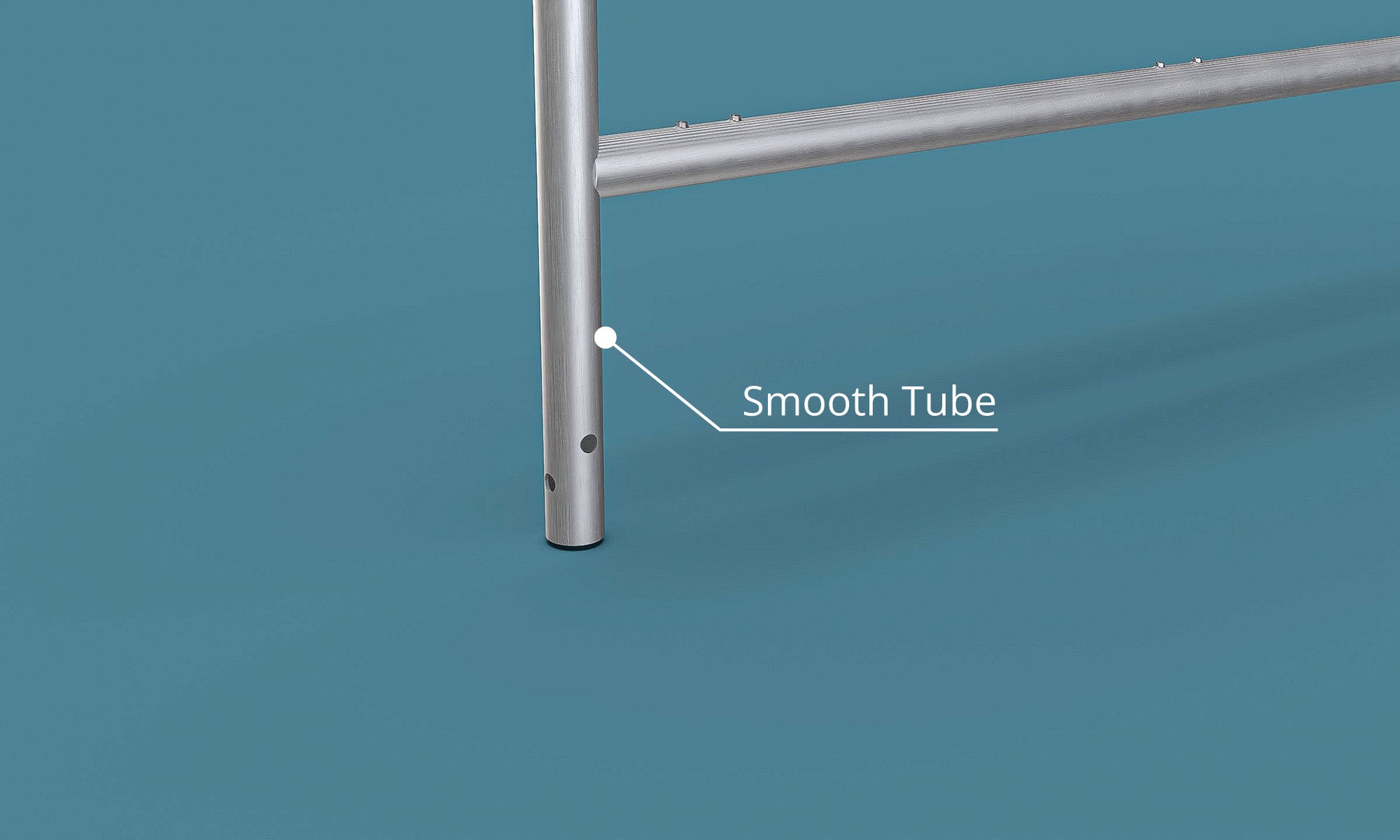 An image of an Alto Heavy Duty frame with notes on it showing the frames distinctive features.