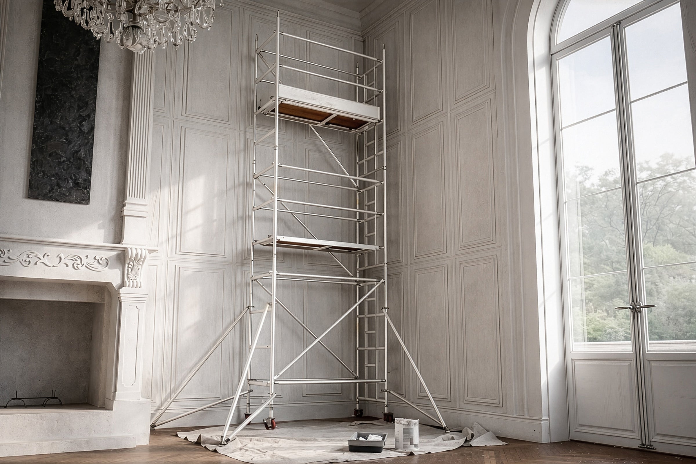 Alto HD Single Width Tower installed in a restoration project.