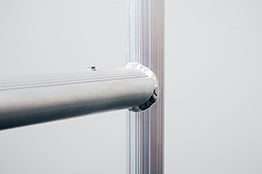 A close up image of the Alto MD tower frame welding