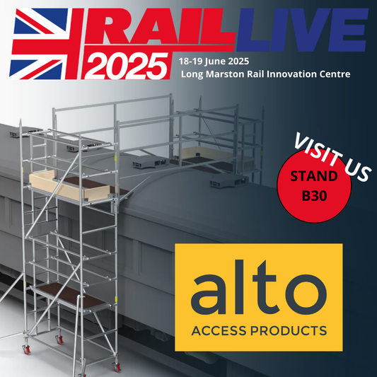 Alto Access is exhibiting at Rail Live 2025 – Stand B30 🚆