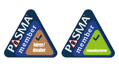 PASMA Hirer/Dealer and Manufacturer membership badges