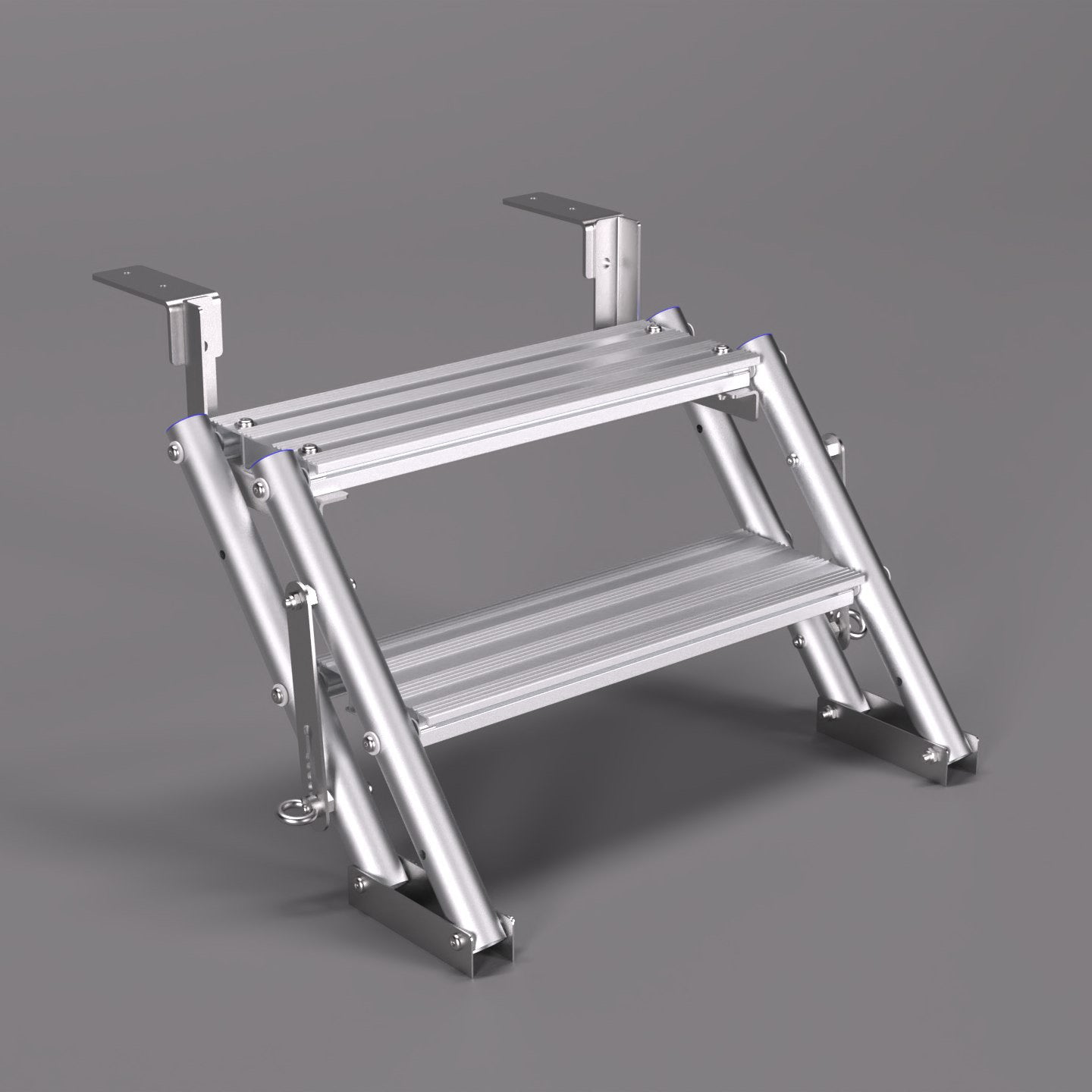 An image of a 0.5m ALTO Universal Stair Unit with the flat slab fixing option.