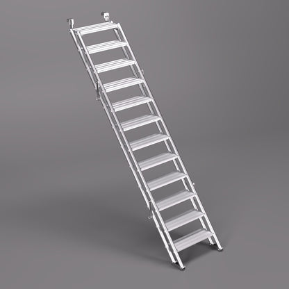 An image of a 2.5m ALTO Universal Stair Unit with the scaffold tube hook option.